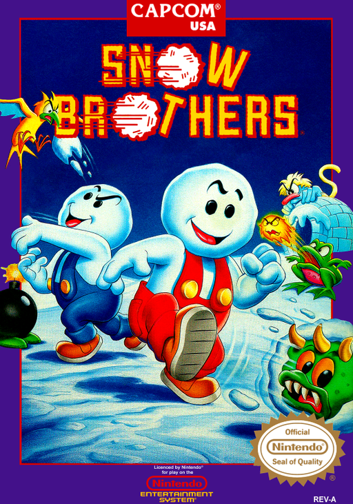 Snow Brothers (USA) box art